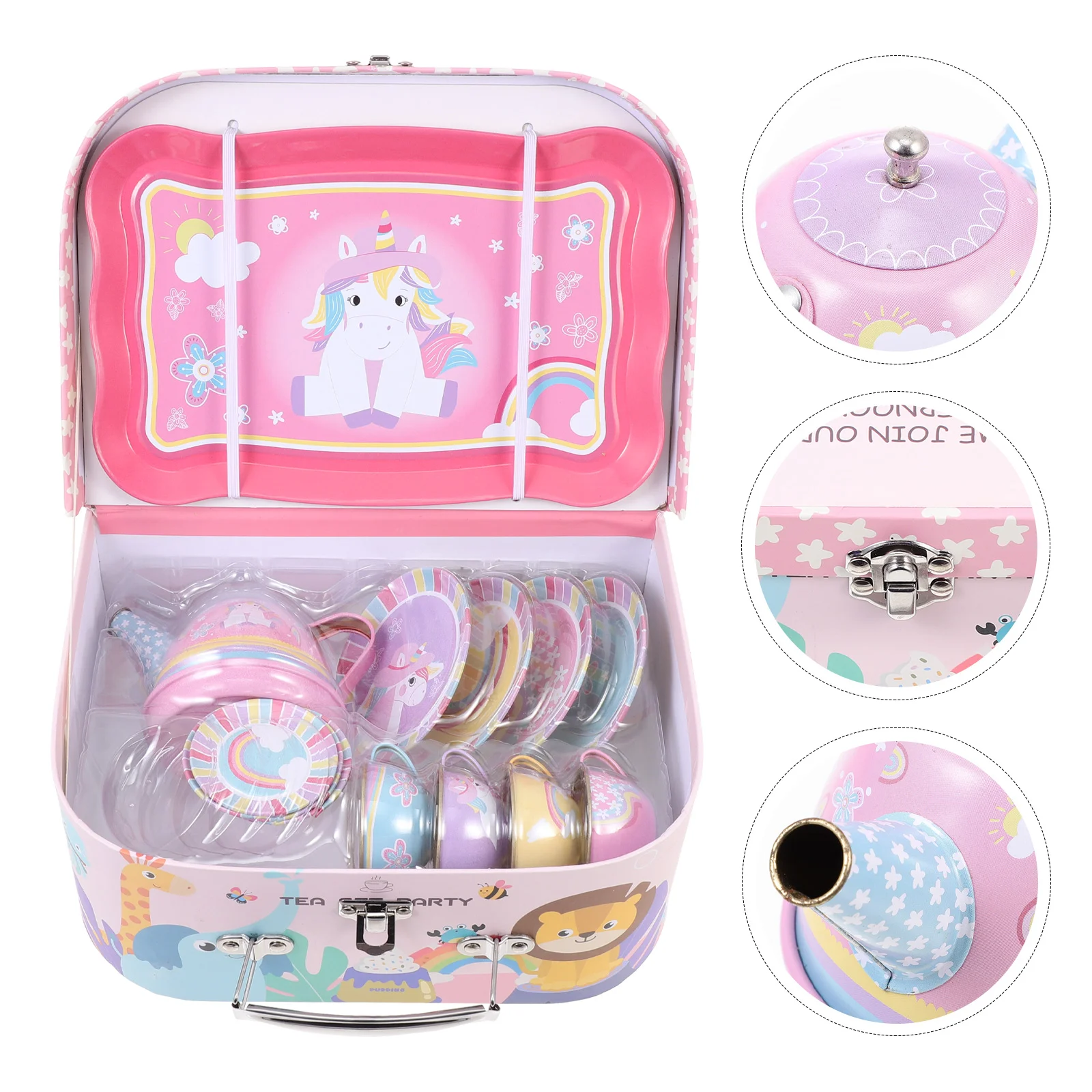 

1 Набор, чайный набор для девочек, Забавный чайный набор, детский чайный набор