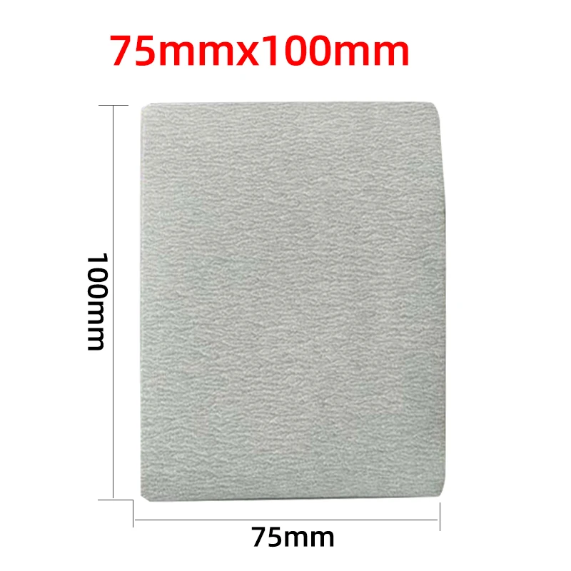 100 шт. 75 × мм флокированная прямоугольная наждачная бумага для полировки