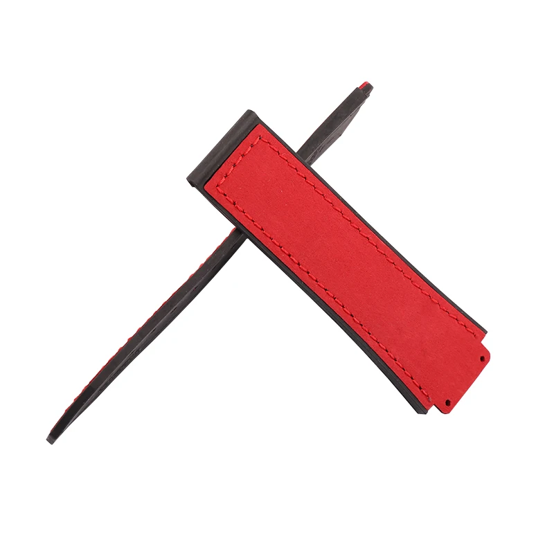 Watch accessories for Hublot Big Bang frosted leather strap men's and women's Outdoor sports strap port 25x19mm