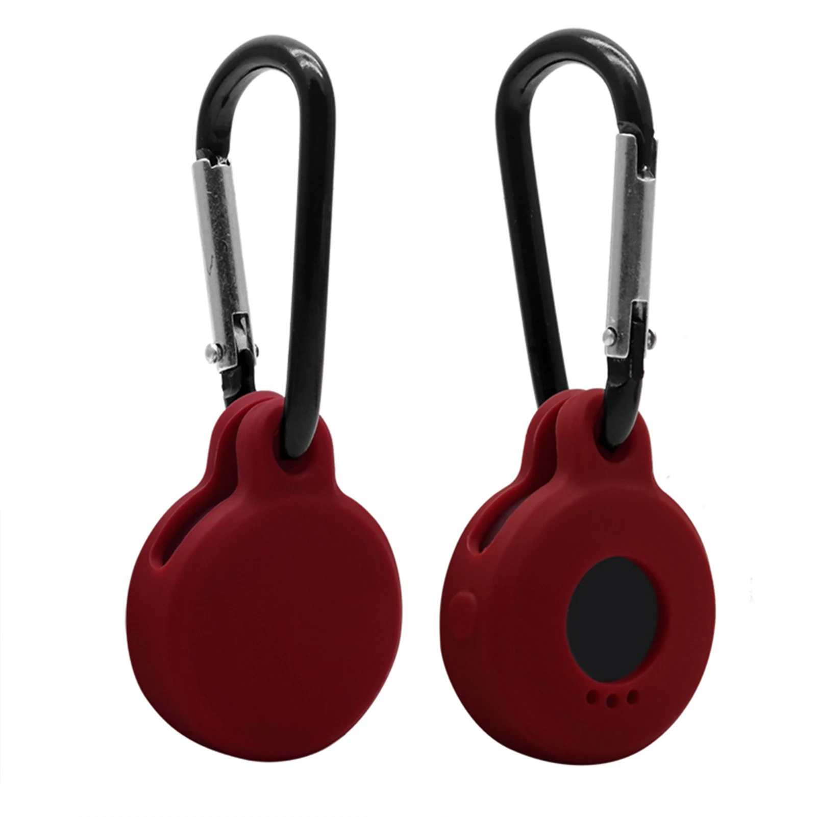 

2pcs Silicone Case For Tile Sticker 2022 For Dog | Anti-lost Case With Carabiner Locator Protective Cover For TileSticker Finder