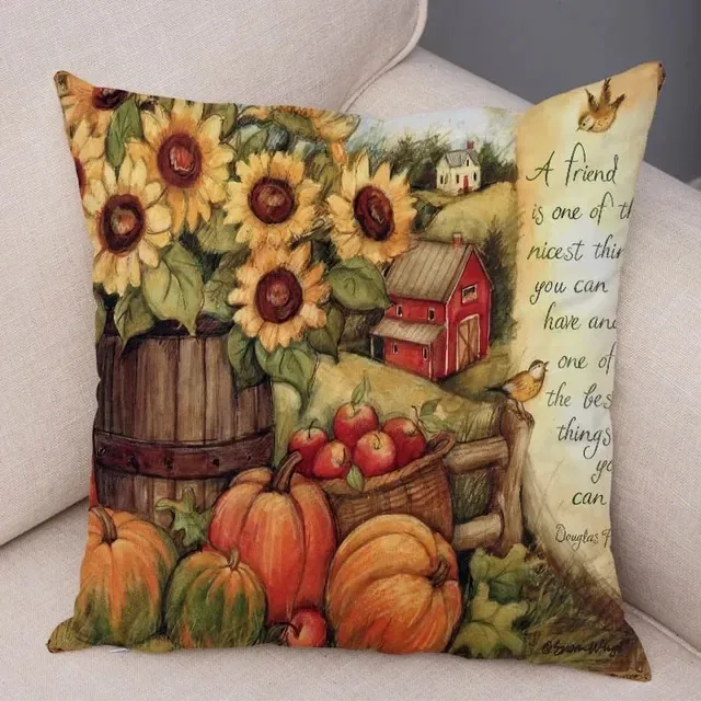 

Наволочки из полиэстера велюра Fall Harvest & Blessings 40x40/45x45/50x50/60x60 см