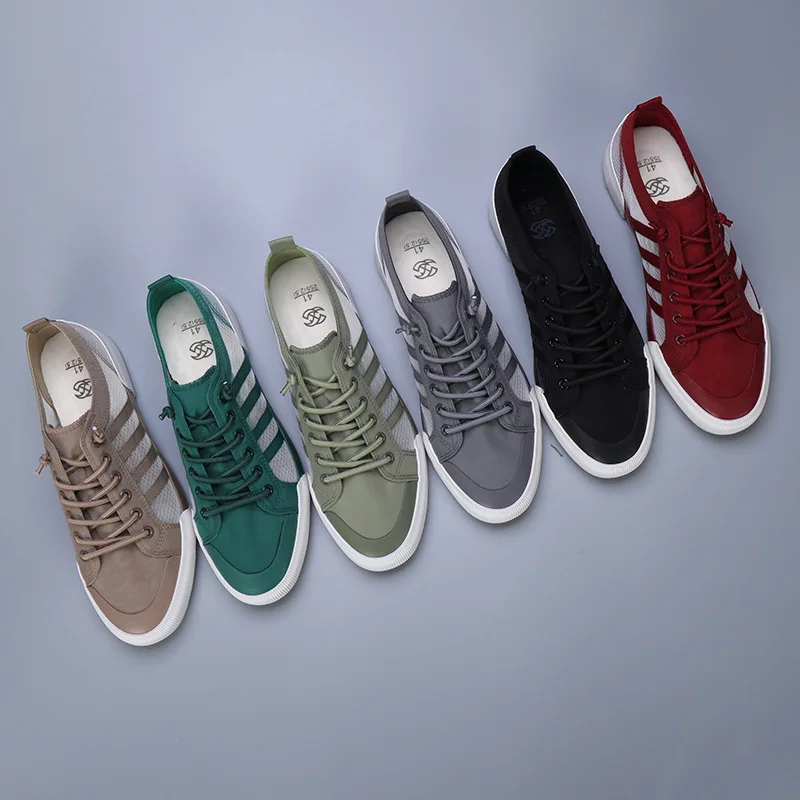 Туфли мужские сетчатые без шнуровки повседневные эспадрильи легкие лоферы