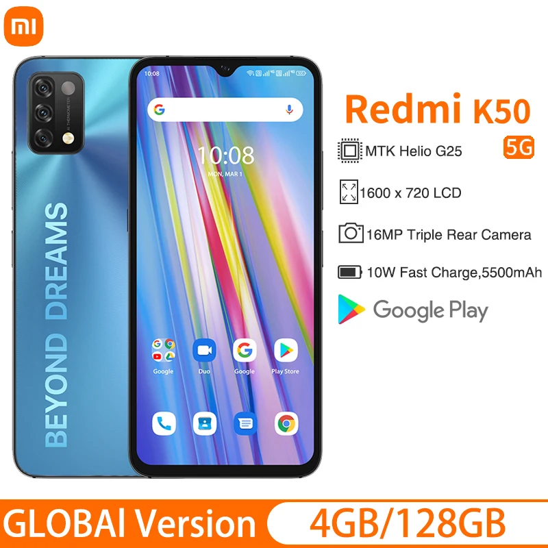 

Смартфон глобальная версия UMIDIGI A11, Android 11, Helio G25, 64 ГБ, 128 ГБ, 6,53 дюйма, HD +, тройная камера 16 МП, сотовый телефон 5150 мАч