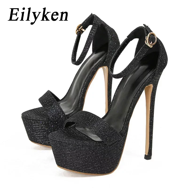 Eilyken/пикантные женские босоножки на высоком каблуке-шпильке Модная обувь