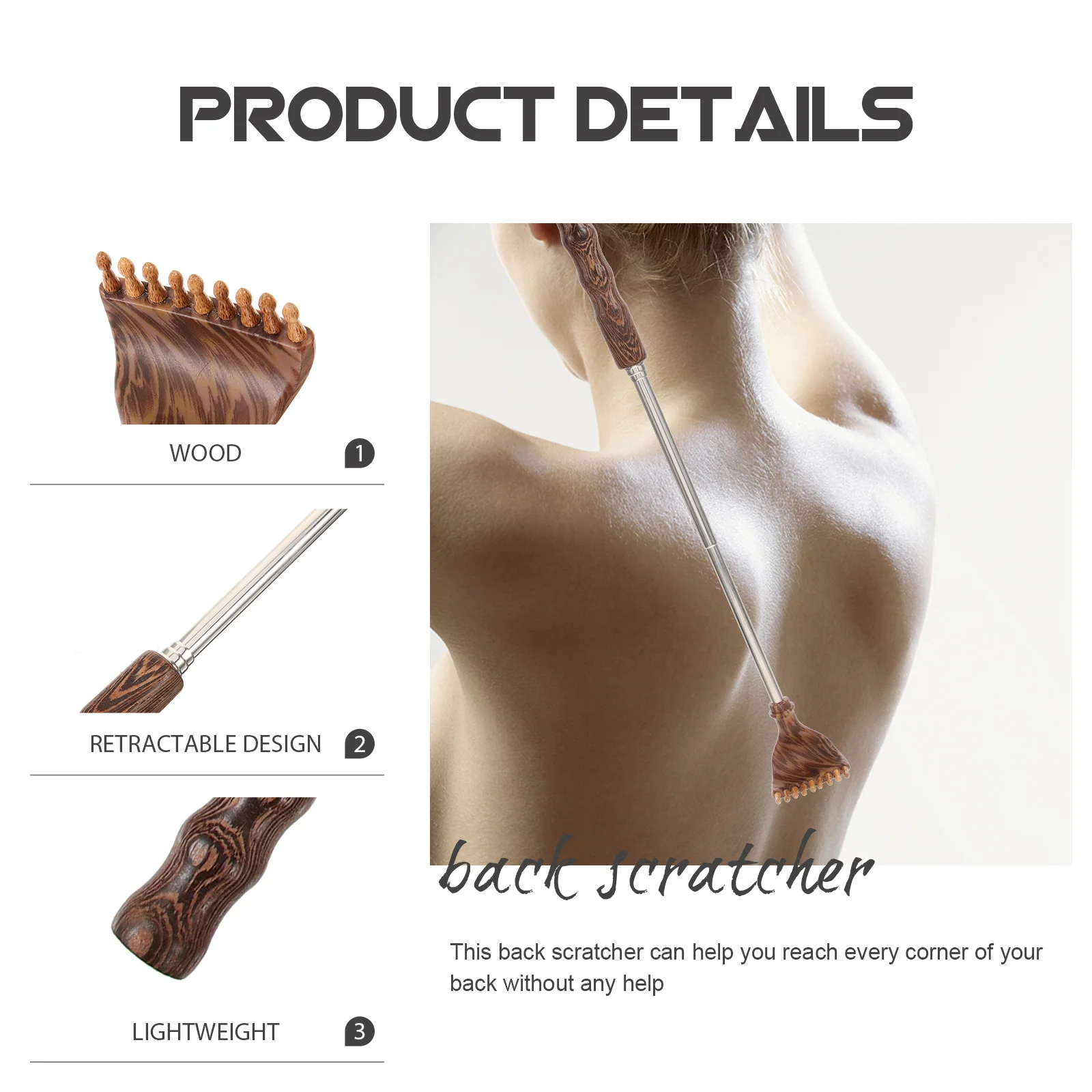 Задний захват полезный инструмент для скребка ручной выдвижной портативного