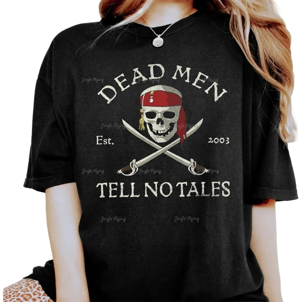Футболка в стиле ретро для мужчин рубашка с принтом &quotПиратский череп&quot