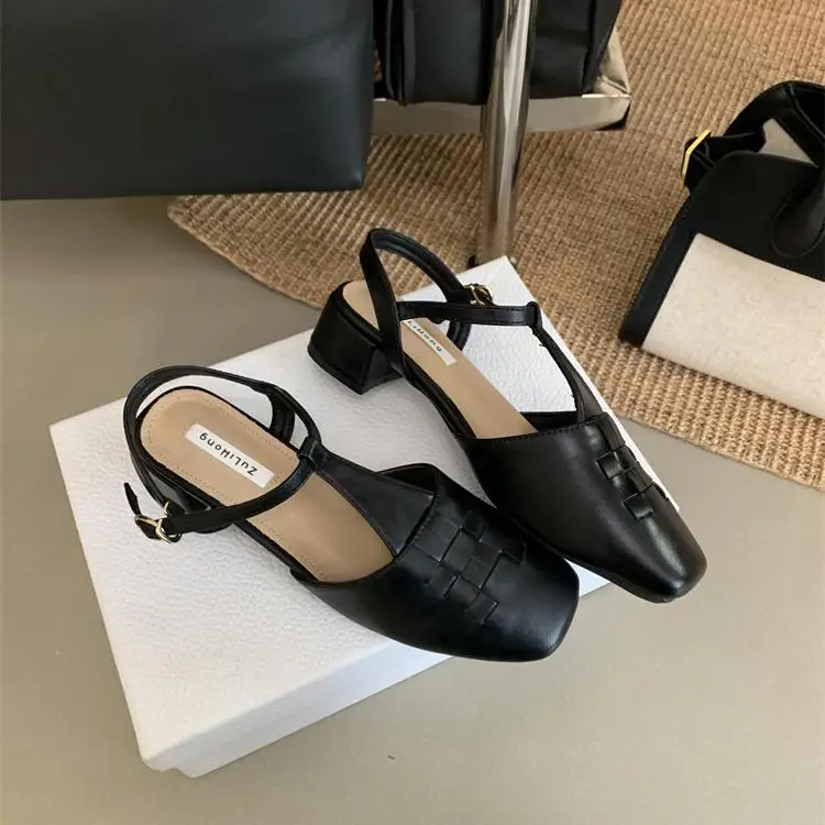 Женская обувь в стиле ретро богемные сандалии лето 2024 мягкие оригинальные