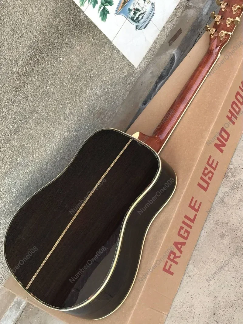 Топ из натуральной цельной ели 41 дюйм классическая акустическая гитара для левой