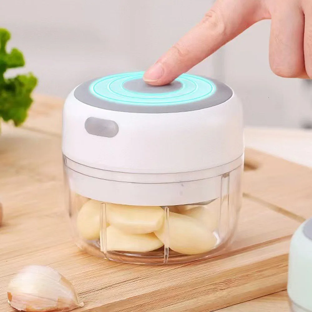 

Small Electric Garlic Pounder Multi-Purpose Cordless Meat Grinder For Vegetable Pepper