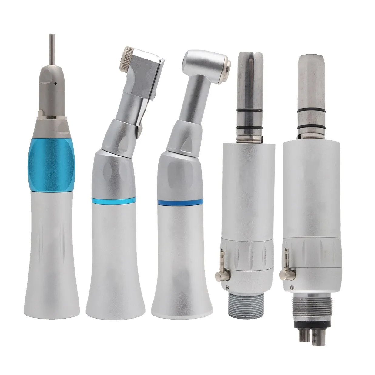 Dental Low Speed Handpiece Air Turbine Straight Nose Contra Angle Air Motor Borden 2 Hole Midwest 4 Hole
