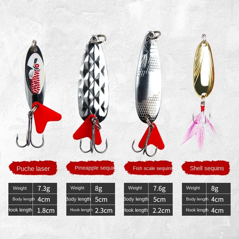 Luya набор Блесен для ловли рыбы в пресной и морской воде | Спорт развлечения