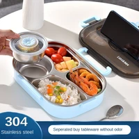 stainless steel lunch box office workers separated lunch box childrens primary school light food insulation lunch box