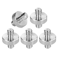 5 pieces 14 male to 14 male threaded screw adapter camera tripod screws converter kit for camera cageshoulder rig