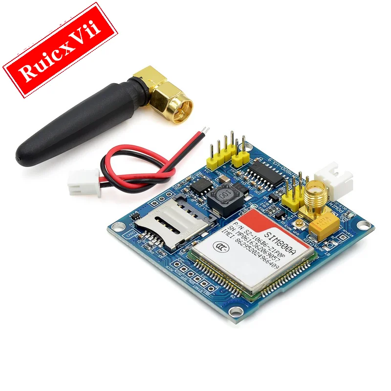 Комплект беспроводного удлинительного модуля SIM800A, плата GSM GPRS STM32, антенна протестирована во всем мире, хранится более чем 900 А