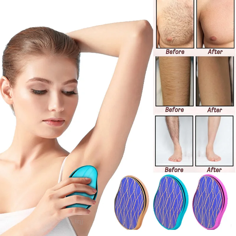 

DIDIHOU Girls Physical Epilator Painless Hair Eraser Crystal Hair Remover Crystal Epilator Reusable Body Depilation Beauty Tool