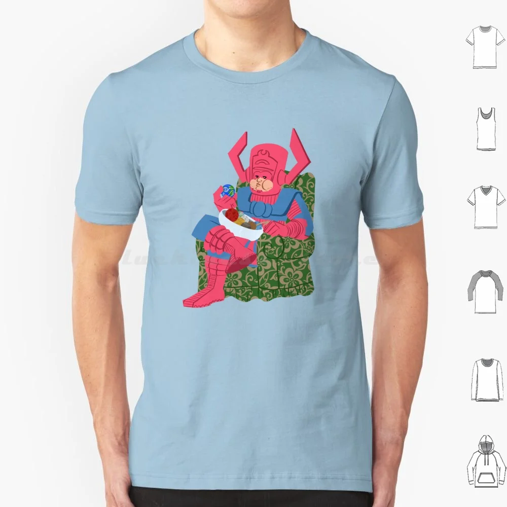 Галактус хангерс футболка большого размера 100% хлопок Джек