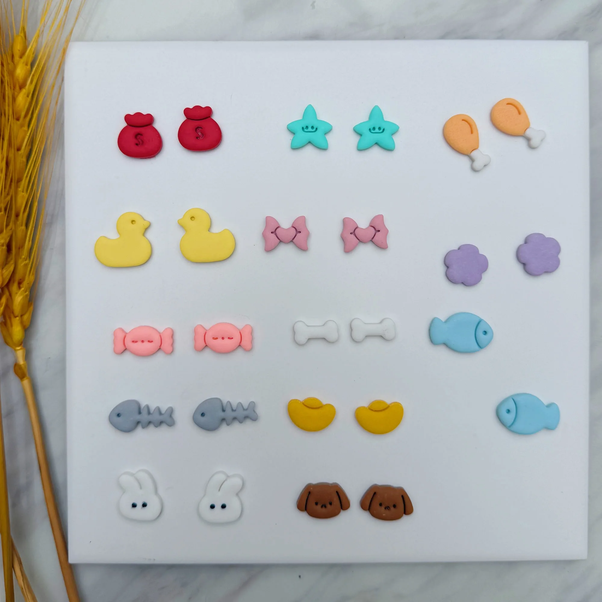 Маленький бант утка конфеты рыба морская звезда форма кролика фрезы из