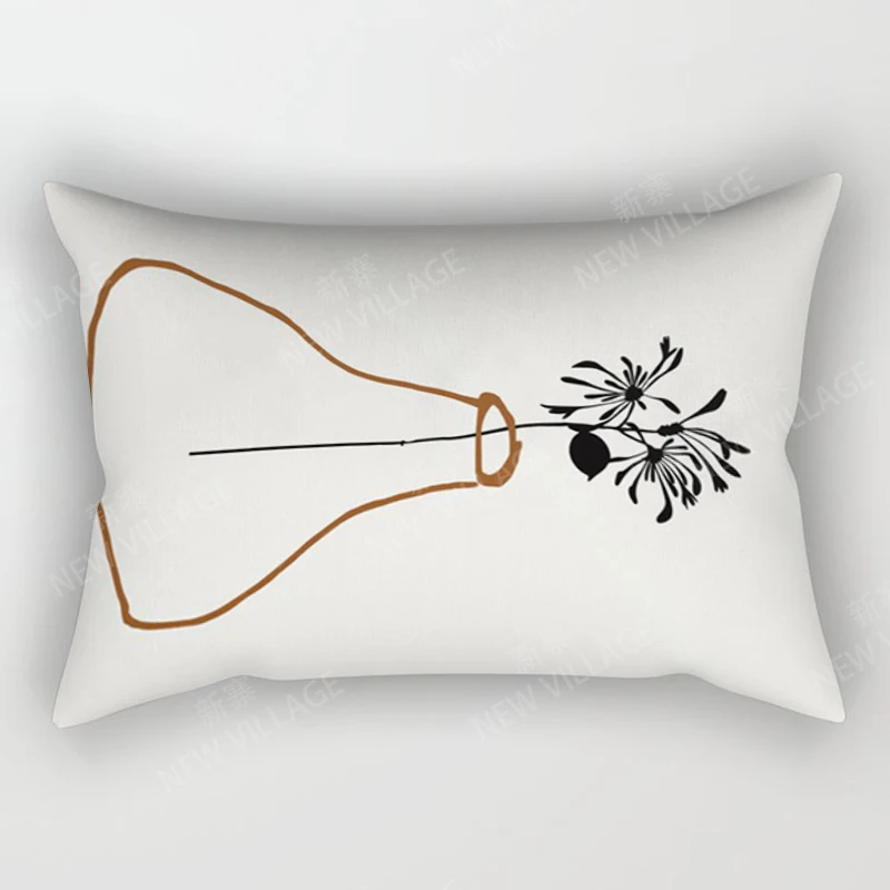 

Нордический осенний домашний декор, 30*50 см, декоративная подушка, чехол для дивана, современный богемный чехол, размеры 30x50 см, 40*60 см, чехол для подушки с растениями