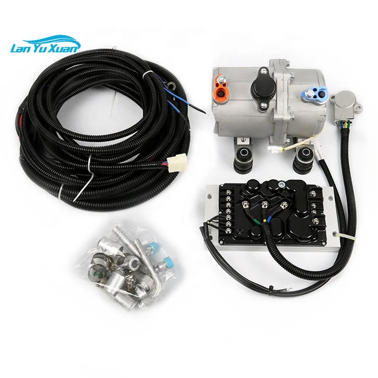 Автомобильный Электрический автомобильный компрессор кондиционера 24 В 48