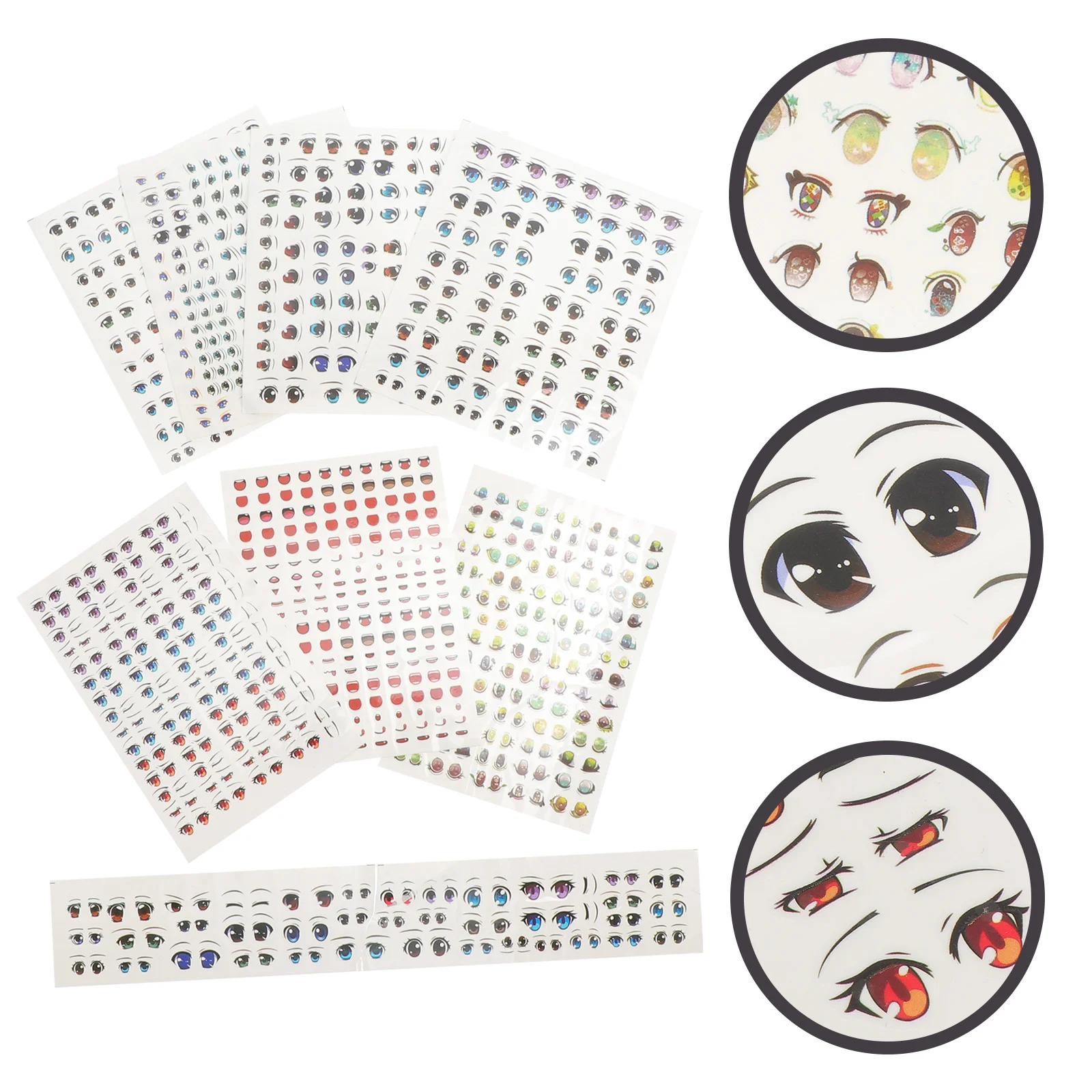 

Water Stickers Eye DIY Accessories Decorative Lovely Clay Dolls Decals Figurine