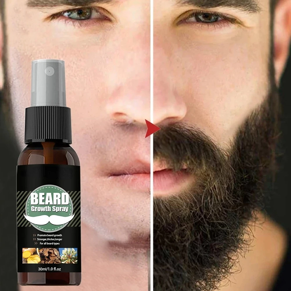 

Эфирные масла для роста бороды для мужчин, эссенция, спрей, питательный и увлажняющий спрей, масло для ухода за бородой