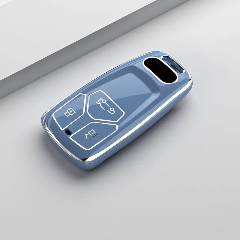 

Fashion TPU Car Remote Key Case Cover Fob For Audi A6 A5 Q7 S4 S5 S7 A4 B9 A4L 4m 8W Q5 TT TTS RS 8S Coupe Keyless Accessories