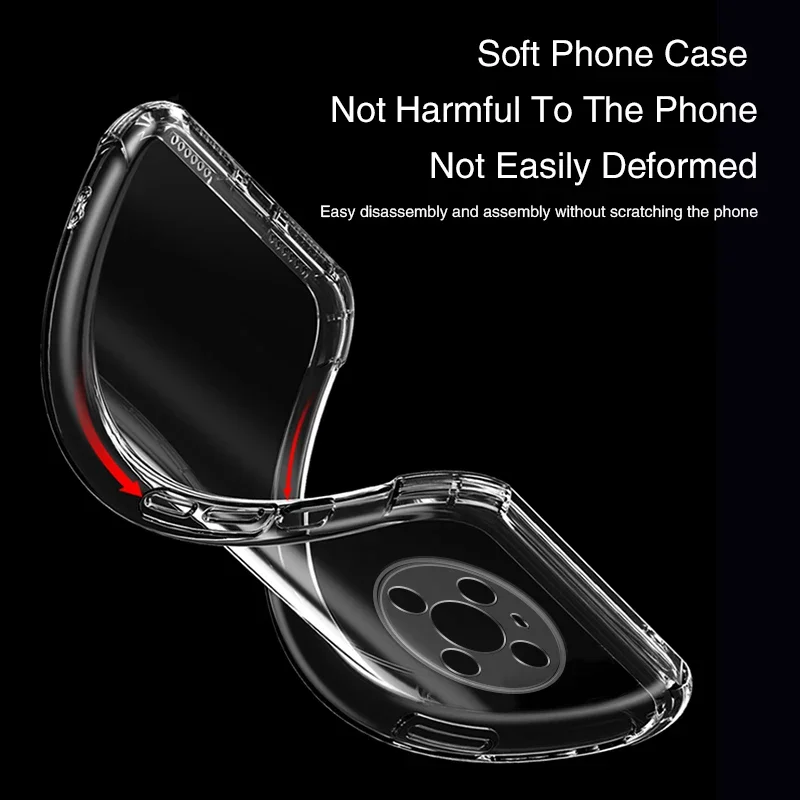 Силиконовый чехол с подушкой безопасности для телефона Huawei Mate40 Mate 40 E RS Pro Plus 40E 40pro