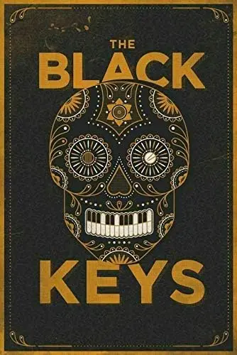 Vntge Metl Tn Sgn The Blck Keys Musc Bnd Плакат Pntng для Street Grge Home Cfe Br Mn Cve Frm Wll Decorton Crfts Met