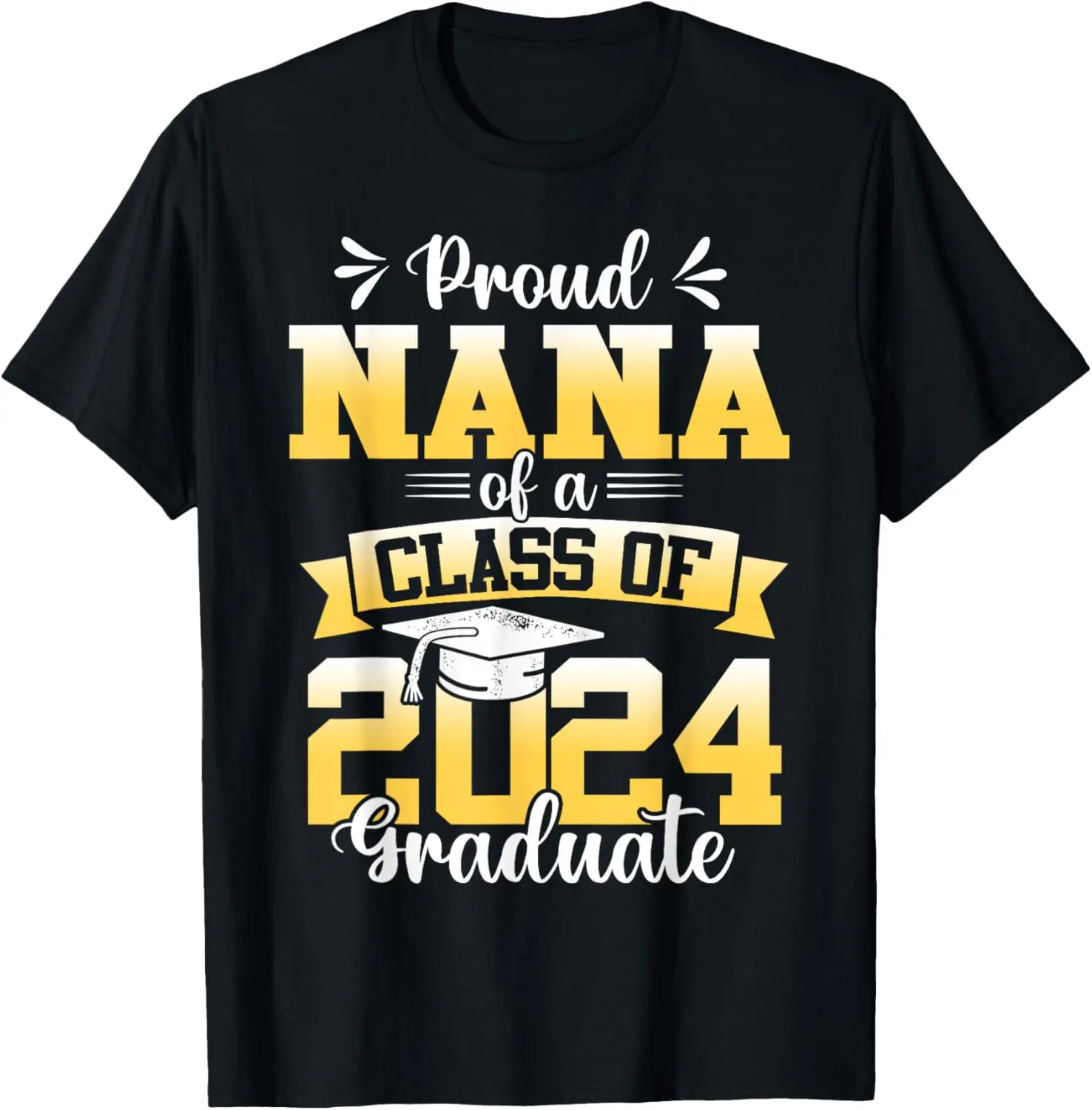 Футболка Super Proud Nana of 2024 Graduate Awesome Family College
