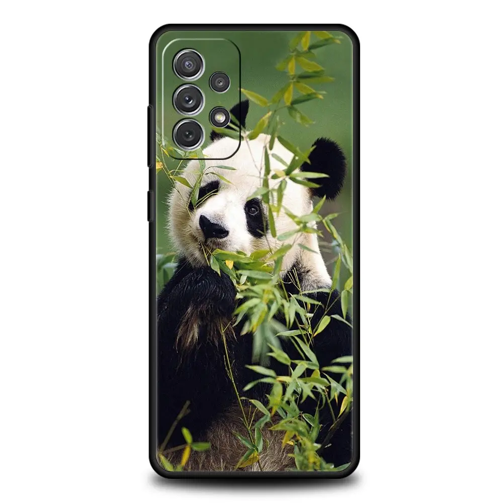 Фото Чехол для телефона Fubao panda для Samsung Galaxy A55 A53 A51 A35 A33 A31 A25 A23 A21s A15 A13 A11 A41 A73 A71 A05s A03 S8 S9 Plus Cover №2