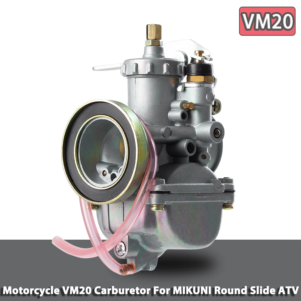 

VM20 Carburetor Motorcycle VM 20 Carburetor Carb Engine With Oil Fliter For MIKUNI Round Slide VM20 ATV Go Kart Carb Dirt Bike