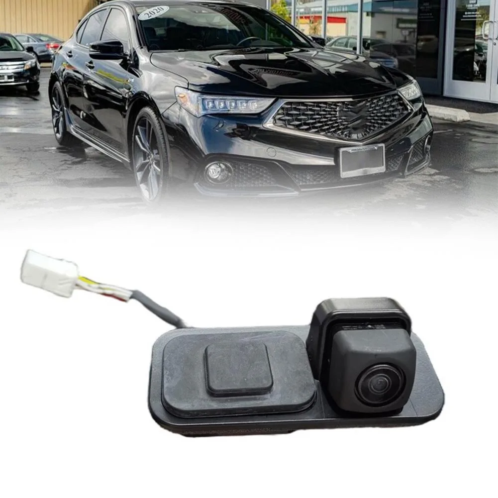 

Backup Camera Black Direct Replacement Plastic Plug-and-play Rear Trunk Lid Open Button Stylish Useful Durable