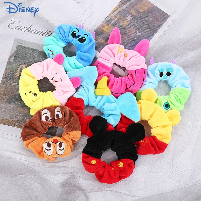 

Шнурок для волос с героями мультфильма Disney, аксессуары для волос для кукол, кольцо для волос, милая игрушка для макияжа для девочек, Ювелирно...