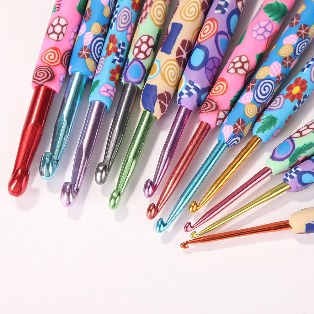 9 шт./набор вязальные крючки для свитера 0 5-2 5 мм