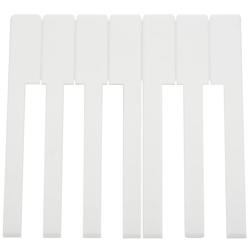 

52pcs Piano Accessories Piano Keytop Repair Parts with White Color for Piano