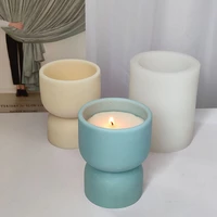 funnel shape candle silicone mold gypsum form carving art aromatherapy plaster home decoration mold wedding gift handmade