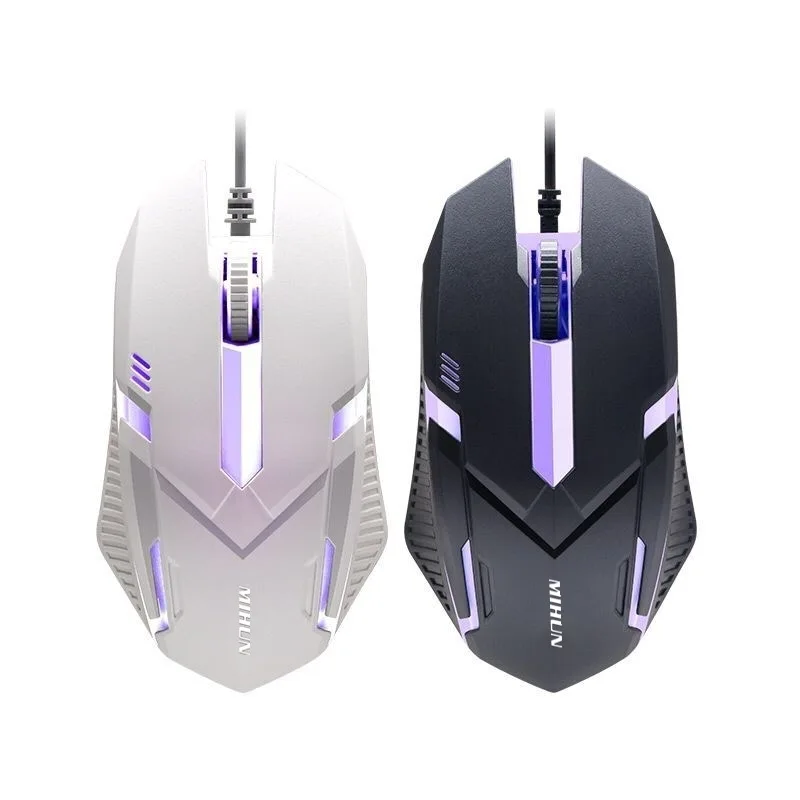 

New Backlight Wired Gaming Mouse 1000 DPI RGB Light Computer Mouse Gamer Mice Ergonomic Design USB Gaming Mice For PC Laptop