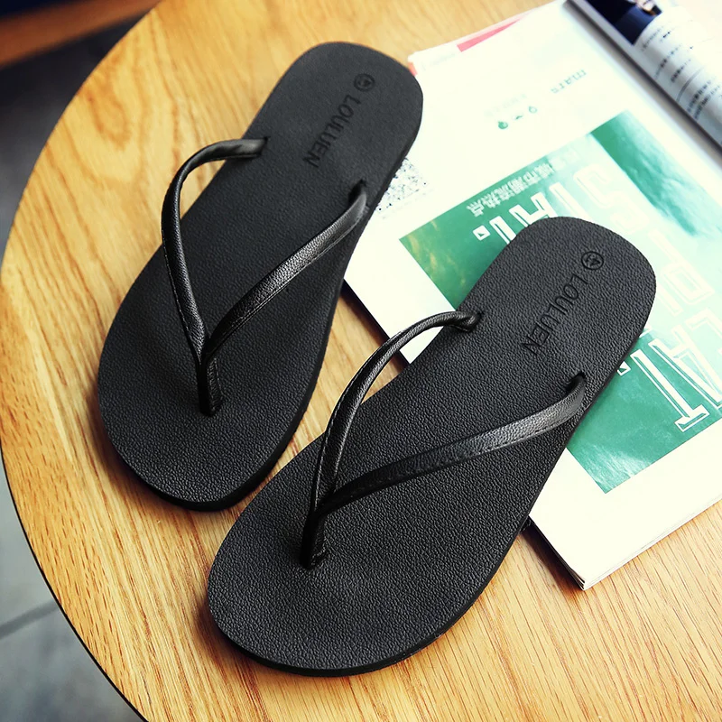 

Men's Women's Flip Flops Beach Flat Tongs Brand Walking Slippers Shoes For Men Women Summer 2023 Chinelos Flip Flops