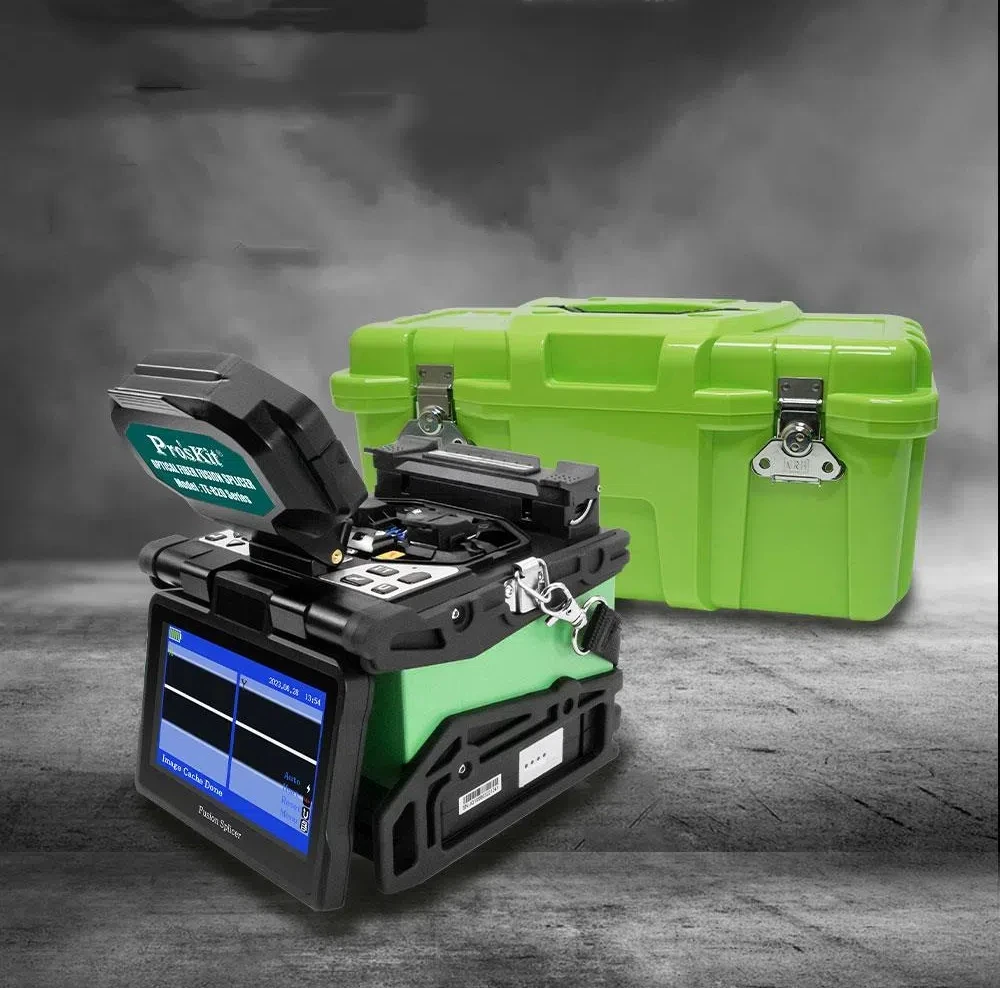 Pro'skit TE-8201G-W автоматический сварочный аппарат для оптоволокна с цветным