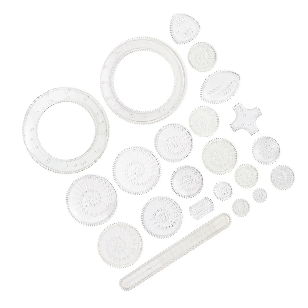 

Drawing Ruller Toy Bulk Rulers Kid Floral Stencils Painting Kit Set Colorful Toys