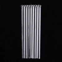 100pcs practical bar disposible coffee crystal mixing sticks plastic swizzle sticks drink stirrers