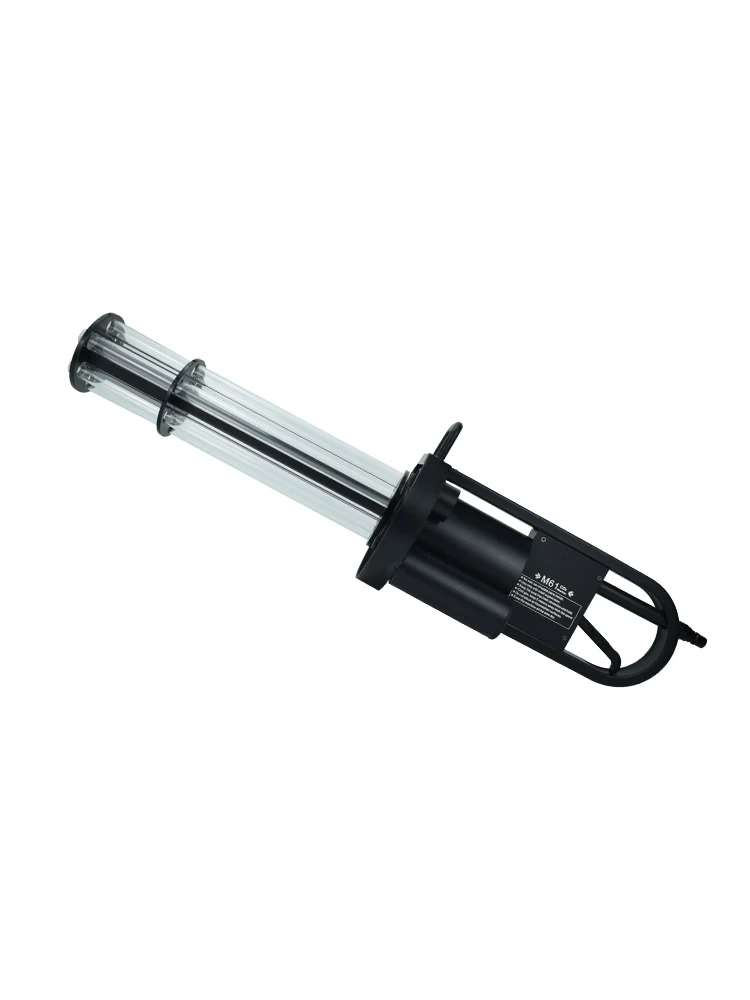 

Co2 Gatling Gas Column Gun Bar LED Color Changing DJ Handheld Dry ice gun Spray Atmosphere props