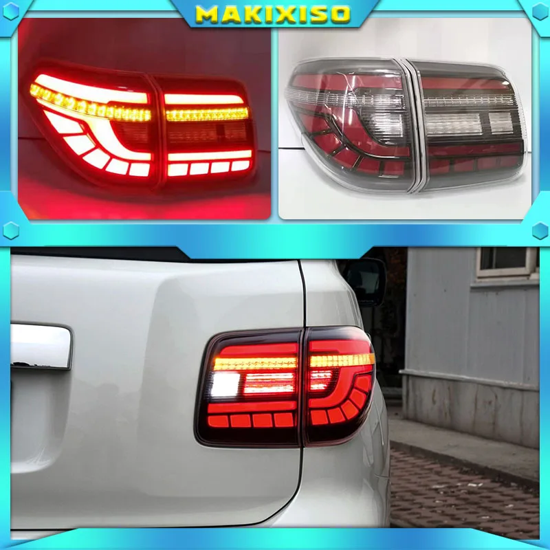 

Car LED Tail Light Taillight For Nissan Patrol Y62 2008 - 2019 Rear Running Light + Brake Lamp + Reverse + Dynamic Turn Signal