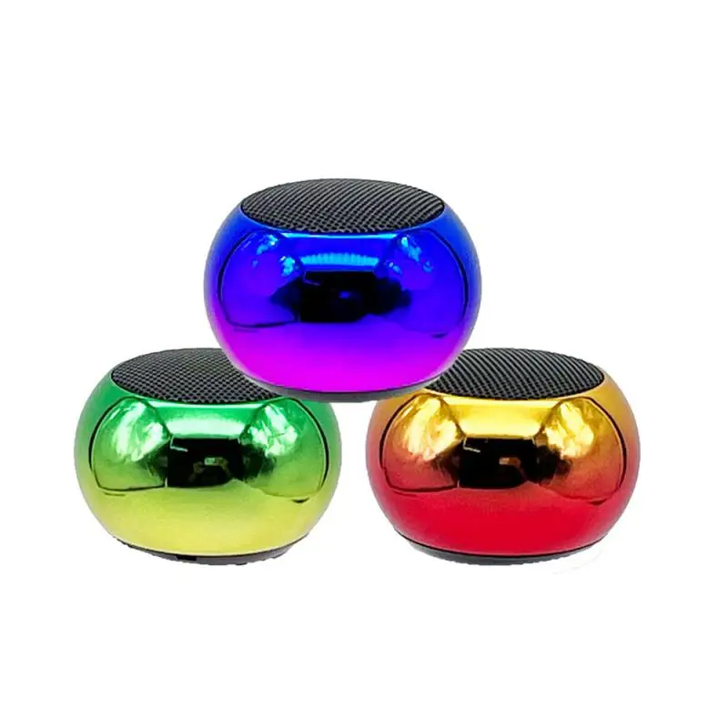 

M3 Mini Portable Bluetooth Speakers Wireless Speaker Subwoofer Sports Speaker Small Steel Cannon Sound Box For Outdoor Travel