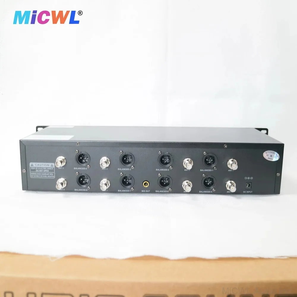 Фото Беспроводная конференц-система MiCWL EW800 с 8 квадратными микрофонами, 400 каналов, функция отключения звука одной кнопкой для совещаний №4