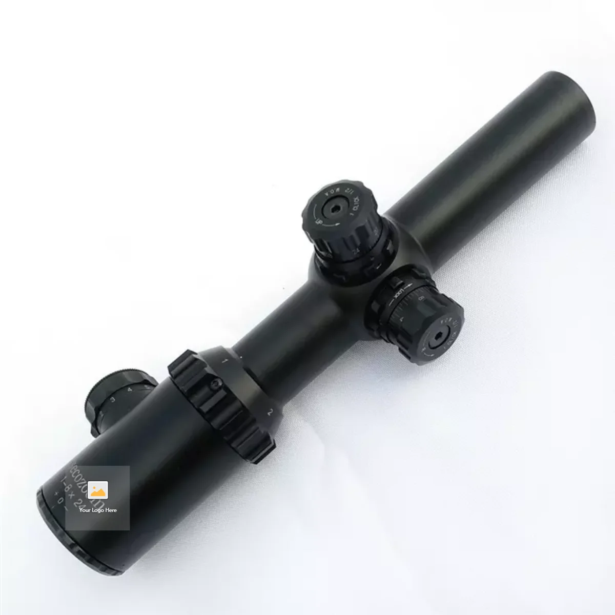 

1-12X30 Rifle Scopes 30mm Tube Second Focal Plane Red Green Illuminated Optical Mil-Dot Riflescope for Hunting