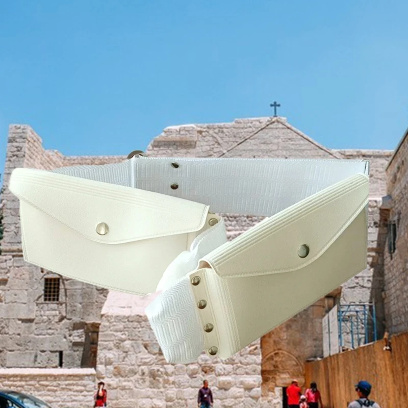 Пояс для хаджа поясная сумка с цепочкой и шипами эластичная широкий пояс умры