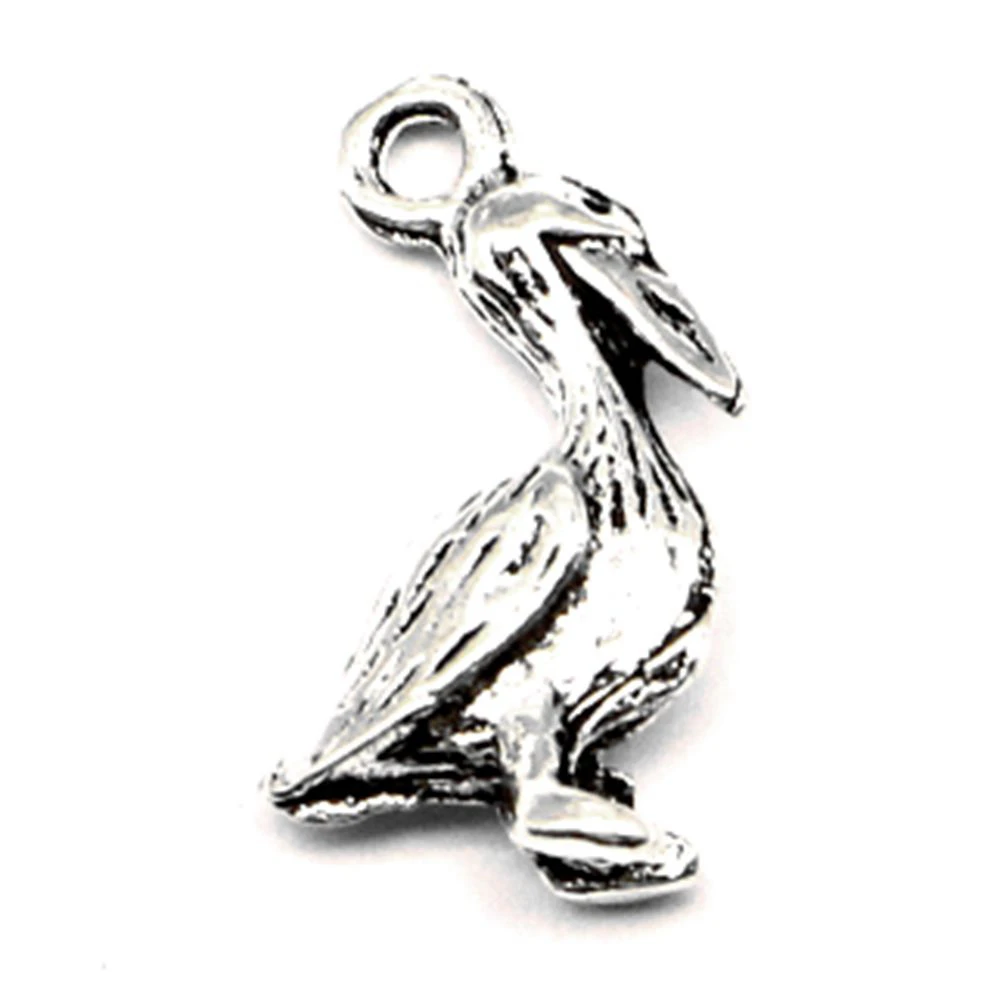 

Duck Charm For Making Jewelry Diy Finding 60pcs 10x17mm