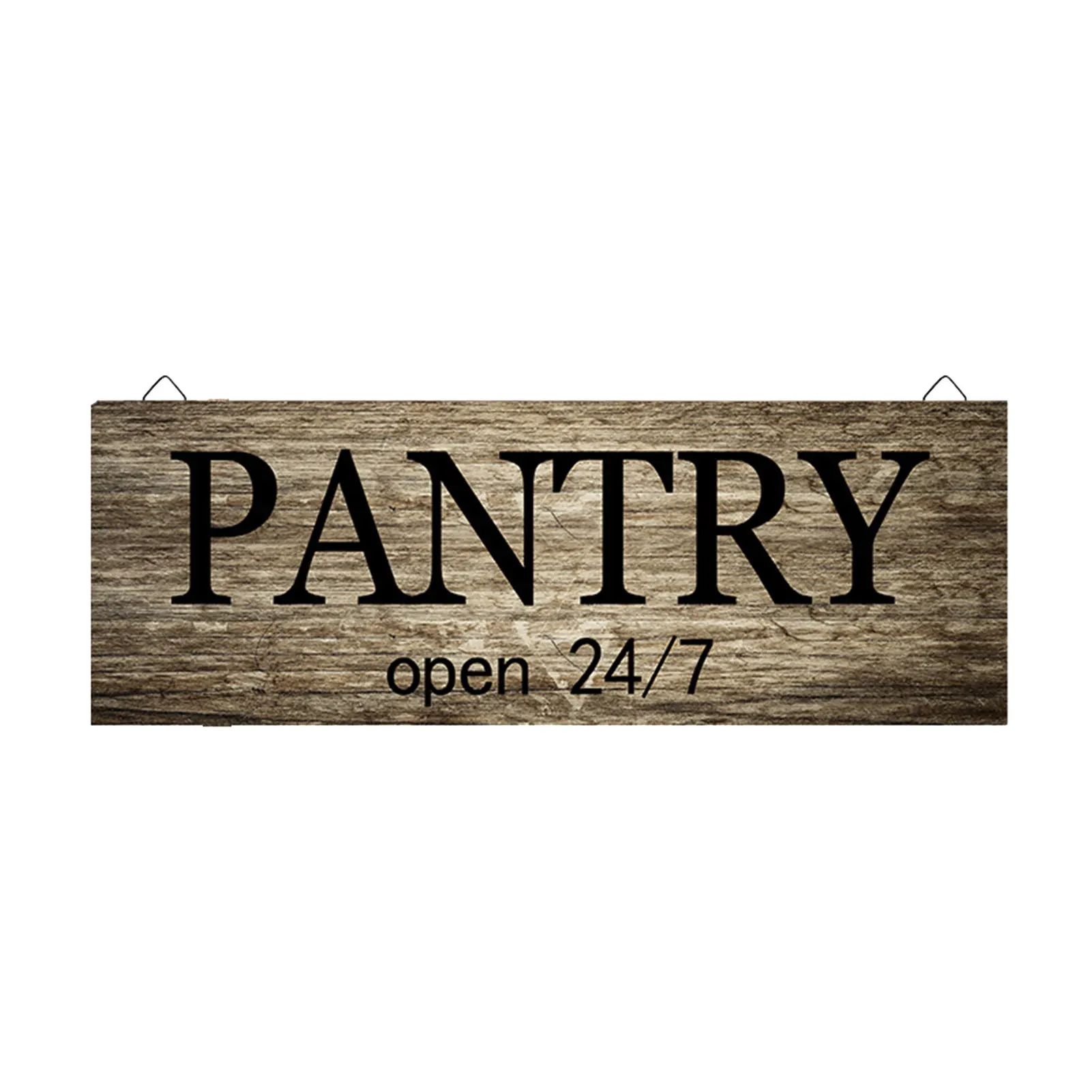 

Indoor Kitchen Bathroom Wooden Sign DIY Craft Lightweight Retro Style Universal Home Decor Plaque Pantry Easy Use Wall Hanging