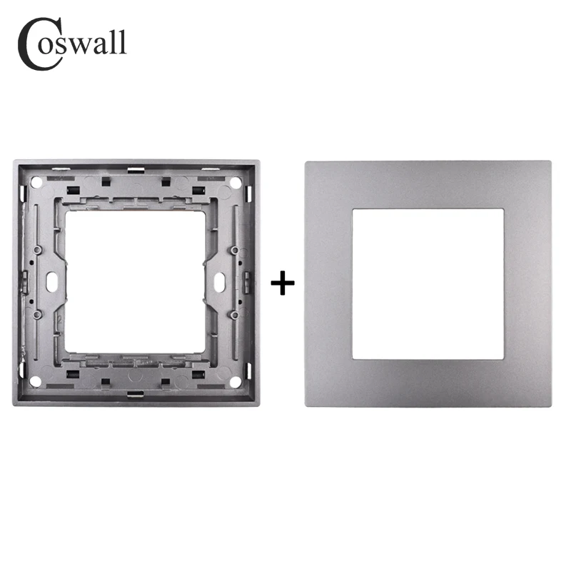 

COSWALL серый пластиковый модульный выключатель Zigbee 3.0